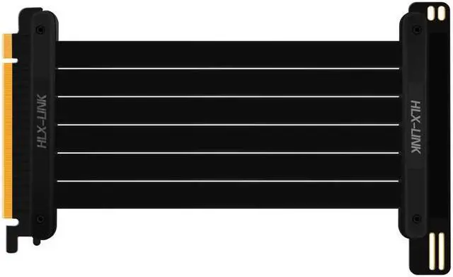 Alt view image 5 of 5 - Gaming Graphics Cards Cable PCIe 3.0 x16 Slot Graphics Video Card Extension Cable with Vertical Bracket for ATX PC-Case