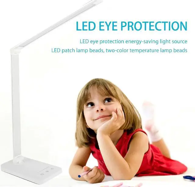 Alt view image 4 of 7 - USB LED Book Light Rechargeable Clip-on Table Desk Lamp Eye Protect Bedroom Reading Light Make Up Book Lamp Nightlight