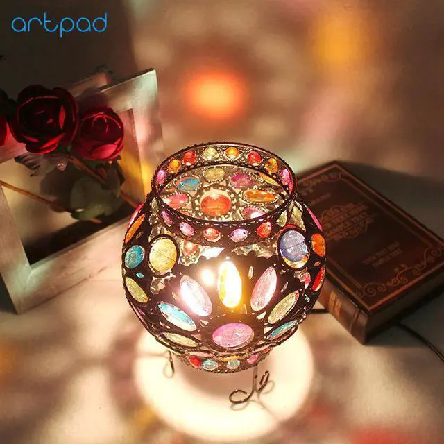 Alt view image 4 of 7 - Desk Lamp Table Light Foldable Dimmable with Calendar Temperature Alarm Clock Atmosphere Colors Changing Book Light