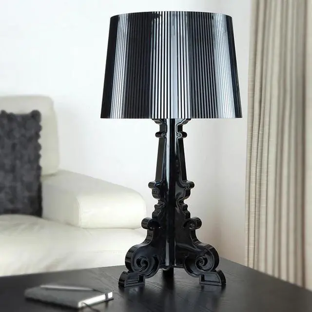 Alt view image 3 of 5 - Acrylic Table Lamp Modern Crystal Bedside Lamp Acryl Desk Lamp Transparent Bed lamp Bedroom Living Room Night Lamp EU Plug E27