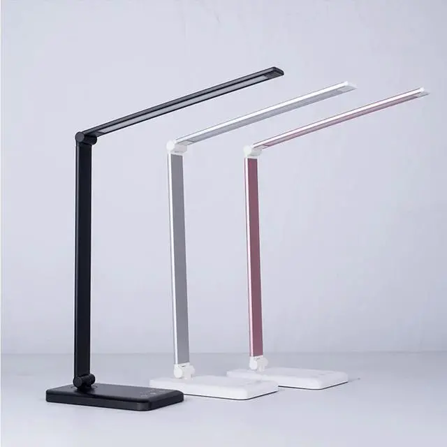 Alt view image 2 of 5 - 52PCS LED Desk Lamp 5 Color x5 Dimable Level Touch USB Chargeable Reading Eye-protect with timer Table lamp Night Light