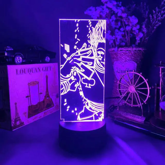 Alt view image 3 of 5 - Light Nightime Child Gift LED Anime Lamp for Home with Sensor Bedroom Decor Manga hunter x hunter figurine 3D Nightlight