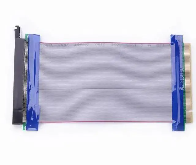 Alt view image 2 of 5 - 1pc 15cm PCI Express PCI-E 16X Riser Card Extender Flexible Extension Cable Riser Card Extension Port Adapter