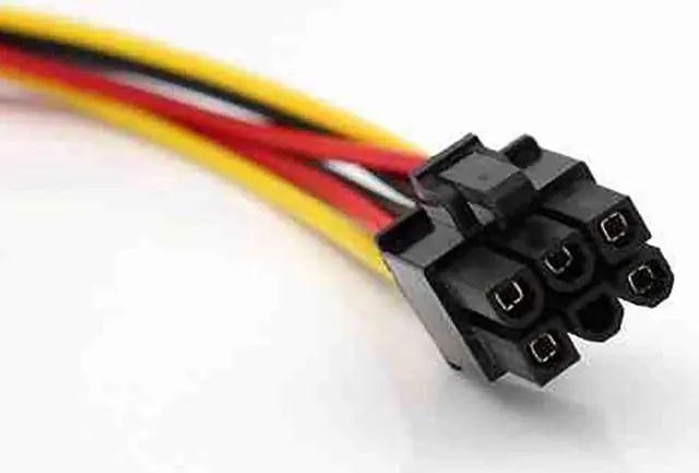 Alt view image 2 of 4 - 2020  ATX IDE Molex Power Dual 4 To 6-Pin PCI Express PCIe Video Card Adapter Cable 18CM Computer Cable & Connectors