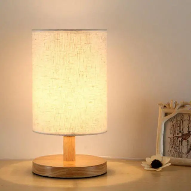 Main image of Lamp Night Light Warm White Bulb Dimmable Gift Wood Table lamp New Arrival Dropshipping Home Decor Accessories Lights