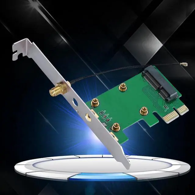 Alt view image 2 of 5 - PC MiniPCI-E To PCI-E Wireless WiFi Replacement Professional Add On Network Laptop Accessories Convertor Adapter Card