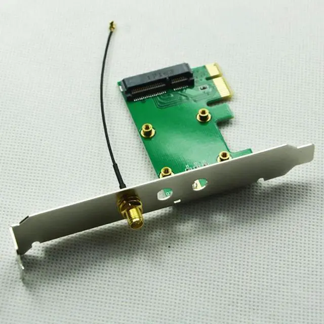 Alt view image 4 of 5 - PC MiniPCI-E To PCI-E Wireless WiFi Replacement Professional Add On Network Laptop Accessories Convertor Adapter Card