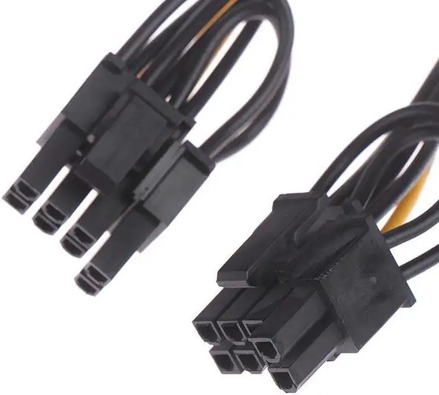 Alt view image 5 of 6 - 1pc 15pin SATA Male to 8pin(6+2) PCI-E Power Supply Cable 20cm SATA Cable 15-pin to 8 pin cable Wire for Graphic Card