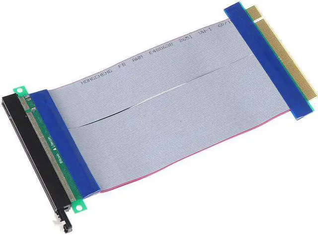 Alt view image 2 of 5 - 16x Flexible Cable Riser Card PCI Express Extension Port Adapter Graphics Video Card Extend Cord 18cm