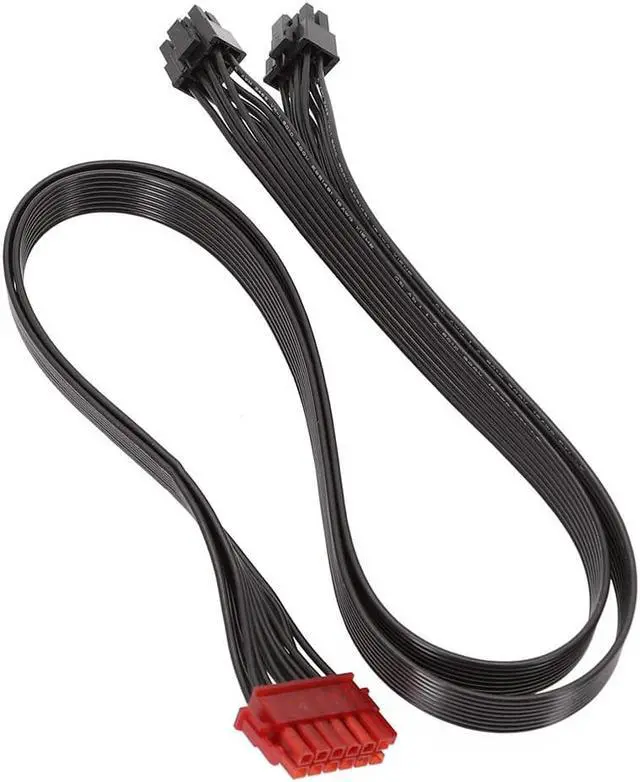 Alt view image 4 of 5 - graphics cable module line cable 12Pin to dual PCI-E 8Pin for Enermax