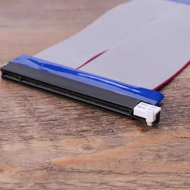 Alt view image 5 of 5 - 1pc 15cm PCI Express PCI-E 16X Riser Card Extender Flexible Extension Cable Riser Card Extension Port Adapter