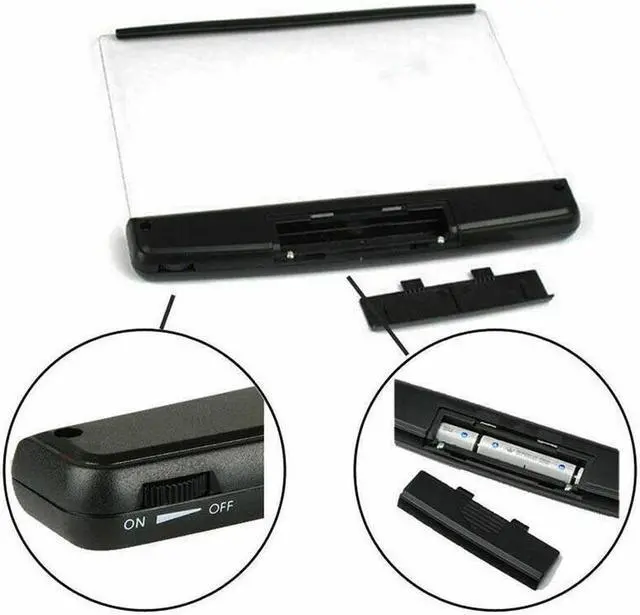 Alt view image 5 of 5 - 1pc Flat Reading Lamp Creative Led Reading Light Student Tablet Reading Light Protect Children Eyes Night Vision Bright Board