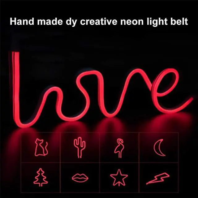 Alt view image 2 of 5 - LED Neon Light Sign Love Cloud Cat Wedding Party Decoration Neon Lamp Valentines Day Anniversary Home Decor Night Lamp