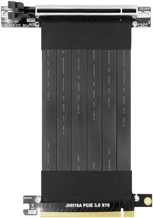 Main image of Riser Cable, 3.0 x16 PCI Express Riser Extender, Flexible High Speed 90 Degree GUP Riser Cable for Graphics Card Vertical