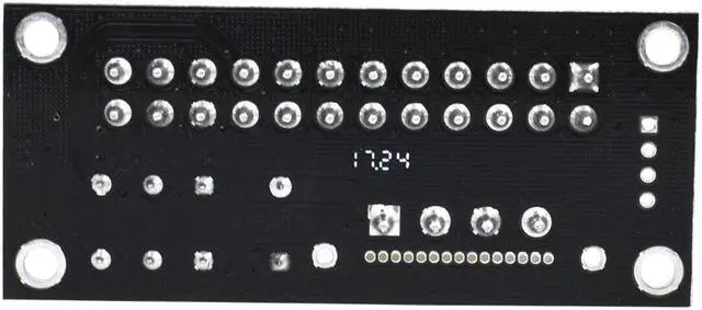 Alt view image 4 of 6 - TISHRIC Black Dual PSU Power Supply Sync Adapter Add2psu ATX 24Pin To 4pin Molex Synchronous Connector Riser Cable Miner Mining