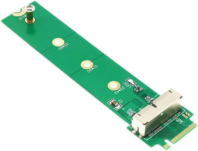 Alt view image 3 of 5 - M.2 X4 Adapter Card To 2013 2014 2015 for Apple MacBook Air A1465 A1466 Mac Pro M2 PCIE X2 X4 SSD NEW