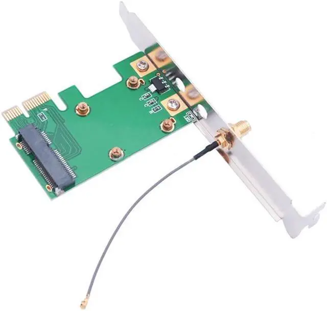 Alt view image 5 of 5 - PCI-E to Desktops PCI-E Card Adapter Wireless Networks Card  PCIE PC Laptop Wireless Networks Card Adapter Card H-best