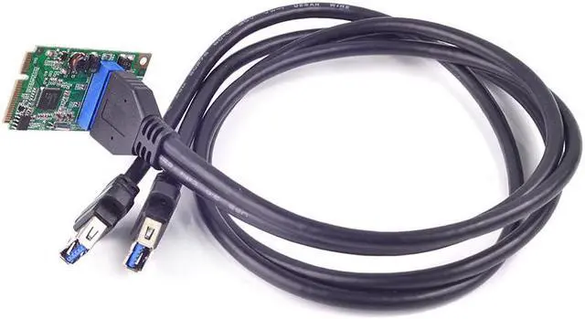 Alt view image 5 of 5 - PCI express USB Adapter   PCI e to 2 port USB 3 Adapter Card  PCIe USB3.0 converter With Cable