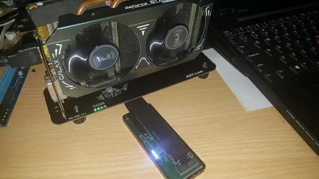 Alt view image 3 of 5 - ADT- R43SG-TB3 PCIe x16 PCI-e x16 to TB3 Extension Cable PCI-Express Cables eGPU Adapter for Laptop