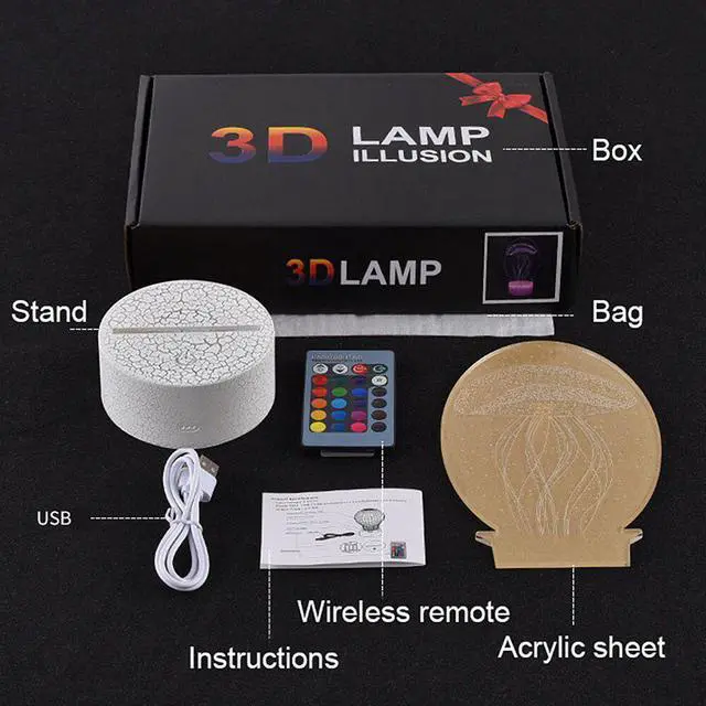 Alt view image 5 of 5 - Cartoon Night Light ABS Base With Acrylic Light Borad Optical illusion Sonic the Hedgehog Amine Desk Lamp