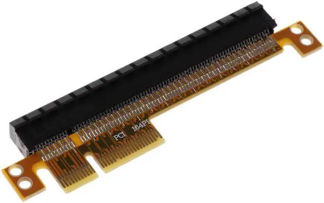 Alt view image 3 of 6 - Dovewill PCI-E PCI Express 4X to 16X Adapter Riser Card Converter Adapter Board PCI-E 4X to 16X Extension Cards