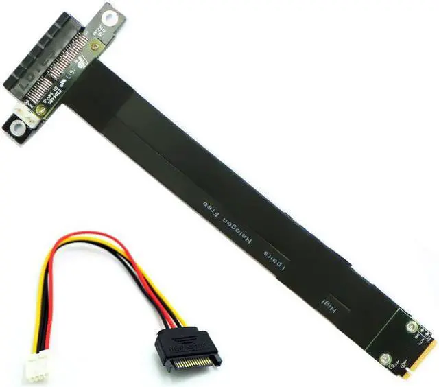 Main image of PCIe x4 3.0 PCI-E 4x To M.2 NGFF NVMe M Key 2280  Card Gen3.0 Cable M2 Key-M PCI-Express Extension cord 32G/bps Cable