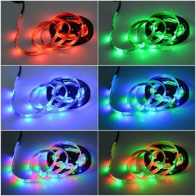 Alt view image 5 of 5 - Decor RGB Table lamp 5V 1-5m USB Neon Sign LED Strip Light Lighting Room Kitchen Bedroom Night Desk Decoration Bedside Lamp