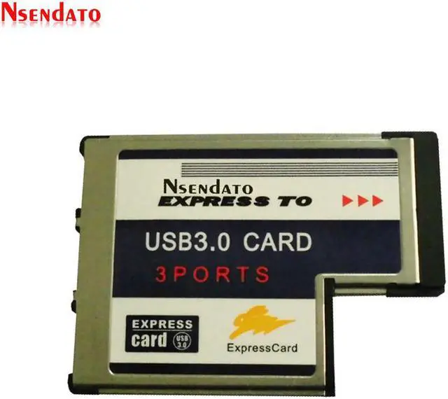 Alt view image 2 of 6 - PCI-E Express Card expresscard 34mm 54mm Hidden USB 3.0 Adapter 5Gbps USB3.0 3 Port Express Card 54 PCMCIA HUB Converter for PC