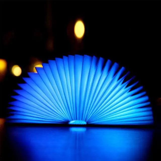 Alt view image 2 of 5 - Book Lamp Portable USB Rechargeable LED Magnetic Colorful Foldable Night Light Desk Lamp Christmas Home Decoration