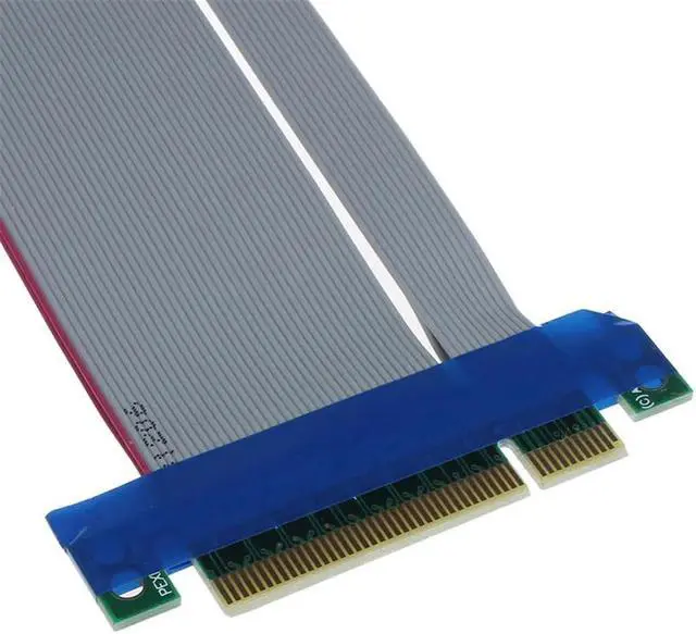 Alt view image 3 of 4 - Adapter Cable PCI-E Express 8X Riser Card Extender Extension Flexible Cord Ribbon Cable 2018 drop shipping