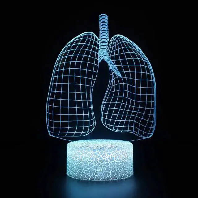Alt view image 4 of 5 - 7 Color Change Led 3d Desk Lamp Remote Touch Switch Victory Sign Table Lamps For Children's Room Decoration 3d Night Light