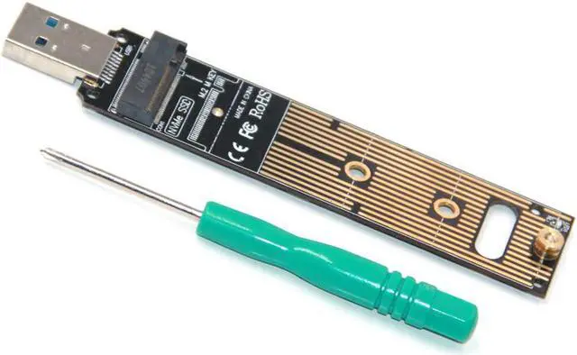 Alt view image 4 of 5 - NVME SSD to USB 3.1 Adapter Portable Hot Swap High Performance PCI-E to USB3.0 Solid State Drive Converter Card