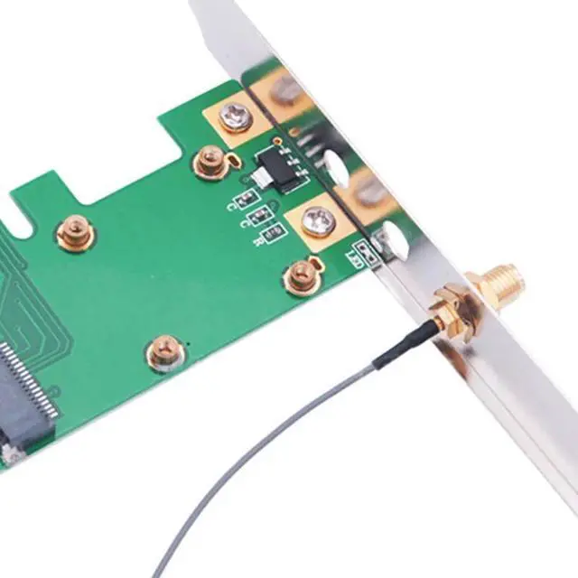 Alt view image 4 of 5 - PCI-E to Desktops PCI-E Card Adapter Wireless Networks Card  PCIE PC Laptop Wireless Networks Card Adapter Card H-best