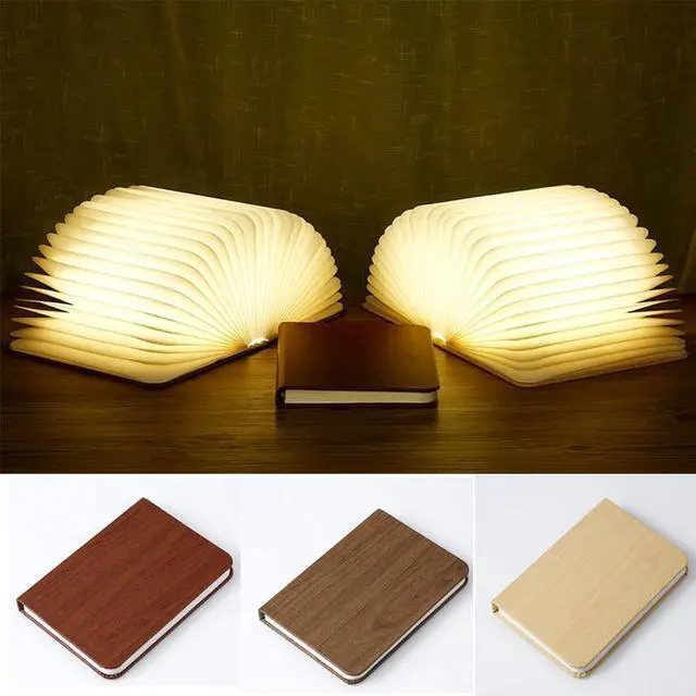 Main image of Book Lamp Portable USB Rechargeable LED Magnetic Colorful Foldable Night Light Desk Lamp Christmas Home Decoration