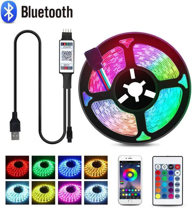 Main image of Decoration led table lamp smart Bluetooth USB Lamp 30leds/m 1M 2M 3M 4M 5M desk tv backlight Garland led strip