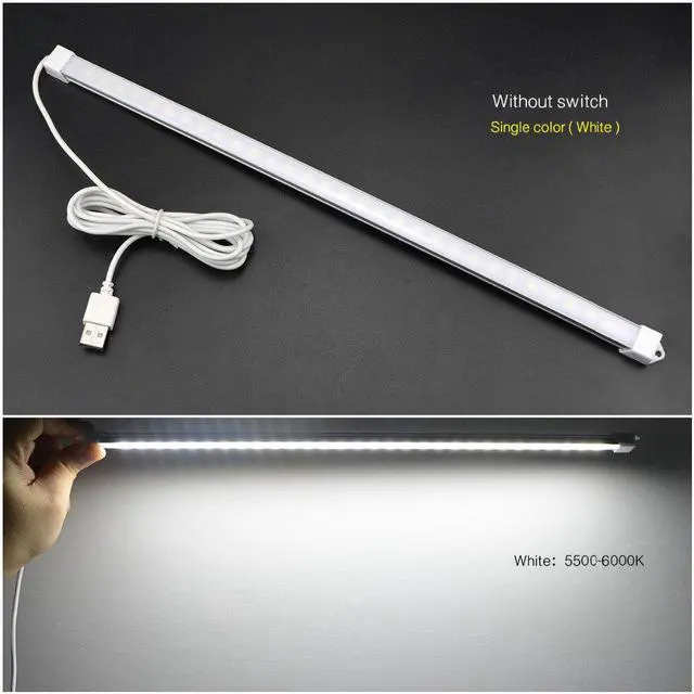 Alt view image 4 of 5 - DC 5V USB LED Desk lamp Hard Rigid Bar light 30 LEDs Lamp Tube For Night Children Study Reading Book Night Lighting