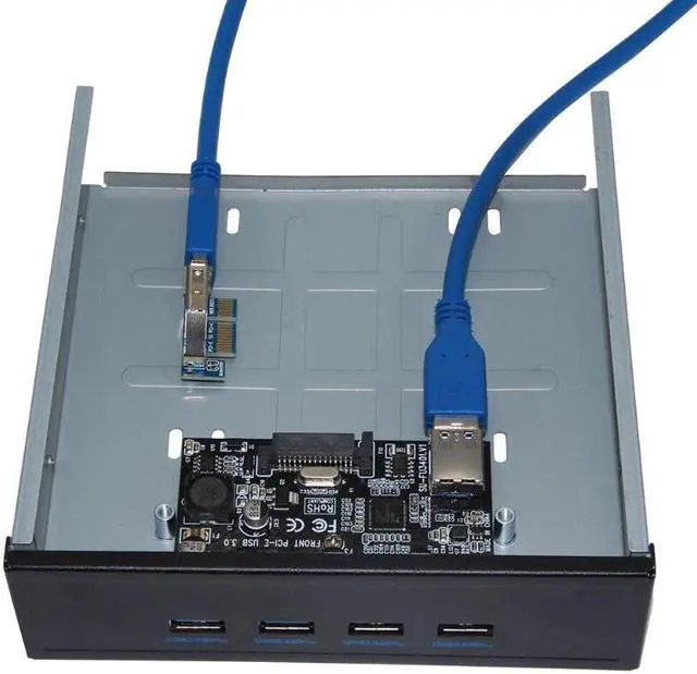 Main image of FU3401 PCI-E to 4 Ports USB 3.0 5Gbps PCI Express Expansion Card Adapter Hard Disk Cable Converter Splitter Hub for Desktop