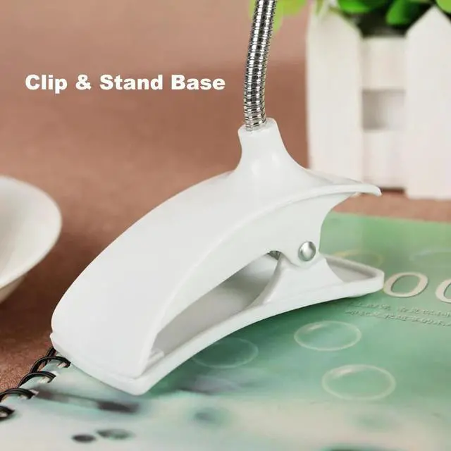 Alt view image 4 of 5 - Flexo LED Table Lamp Clip Desk Lamp LED Clamp Reading Study Bed Laptop Desk Bright Light Drafting Table Lamp Portable