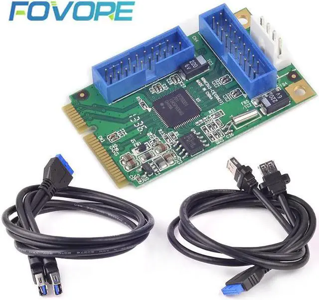 Main image of PCI-e USB 3.0 Adapter 4 ports  PCI e to USB 3.0 adapter Expansion Card USB3.0  PCI e converter With Cable