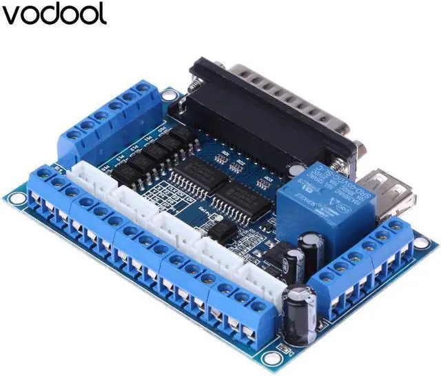 Main image of Parts For Mach3 CNC Stepping Motor Driver Interface Adapter Breakout Board With USB Cable For WIN XP System Only