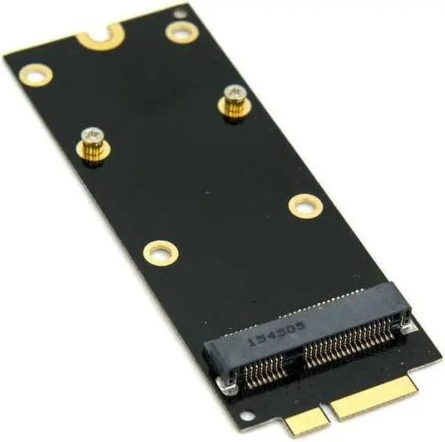 Alt view image 2 of 4 - Great-Q  mSATA SSD to 2012 Macbook Pro Retina iMac A1398 MC975 MC976 17+7pin SSD Convertor Adapter riser card adaptator