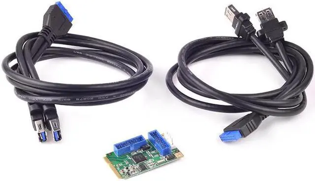 Alt view image 5 of 5 - PCI-e USB 3.0 Adapter 4 ports  PCI e to USB 3.0 adapter Expansion Card USB3.0  PCI e converter With Cable