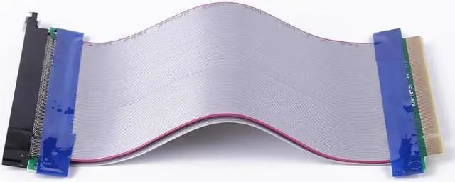 Main image of 1pc 15cm PCI Express PCI-E 16X Riser Card Extender Flexible Extension Cable Riser Card Extension Port Adapter