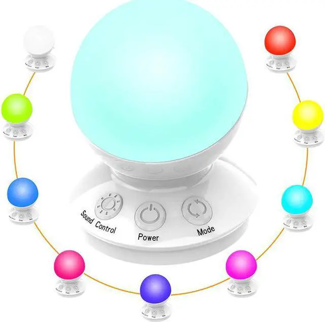 Main image of Night Lights Bedside Table Night Lamps With 16 Color Changing RGB & 5 Level Dimmable Desk Lamp with Voice-Activated Mode