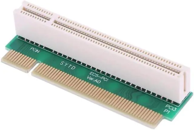 Alt view image 5 of 6 - 2.5 cm PCI Male to Female 32Bit 90 Degree Right Angled Forward and Reverse Riser Extension Card Adapter for 1U PCI Chassis