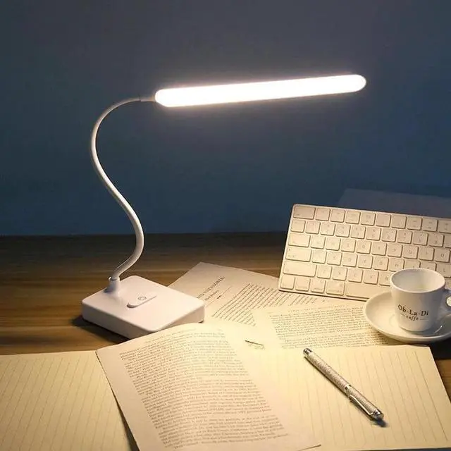Alt view image 3 of 5 - 15 LED table lamp dimmable reading eye protection USB charging table lamp bedroom living room decoration touch switch desk lamp