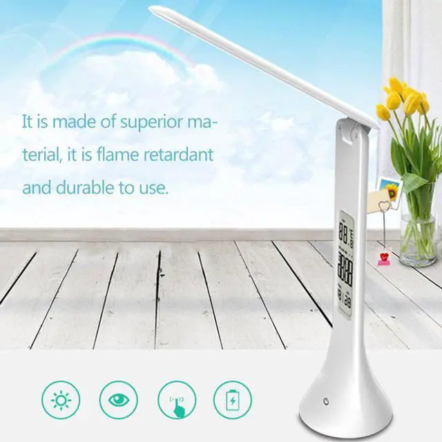 Alt view image 2 of 5 - Foldable Touch Desk Lamp 3-level Dimmable Eye-Care LED Reading Light Table Lamp For Reading  Table Light