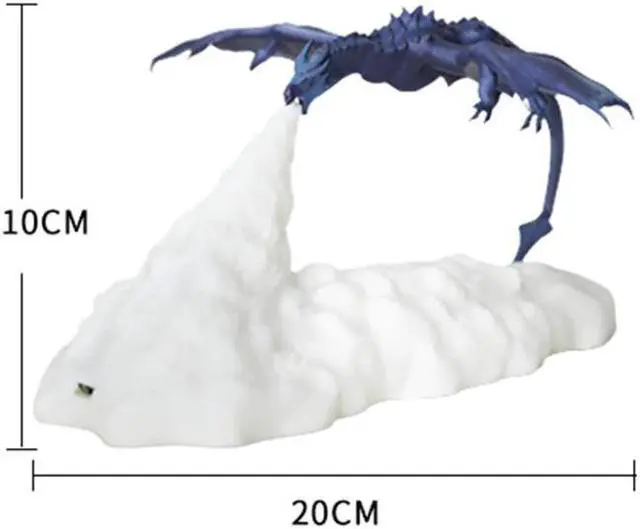 Alt view image 2 of 5 - 3D Printed Light Fire-Breathing Dragon Lamps USB Rechargeable Night Light Bedside Night Lamp Decorative Lamp Kids Gifts