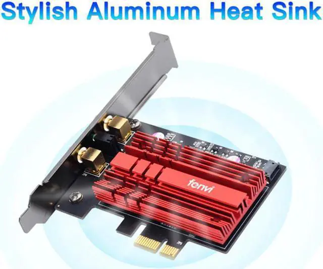 Alt view image 5 of 5 - 3000Mbps Wifi6 Dual Band AX200 PCIe Wireless Wifi Adapter 2.4G/5Ghz 802.11ac/ax Bluetooth 5.1 AX200NGW Card For PC Windows