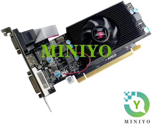 Main image of Card For AMD Radeon HD7670 DDR5 2G 128bit DVI VGA  PCI-E FULL Low profile Graphics Card NEW